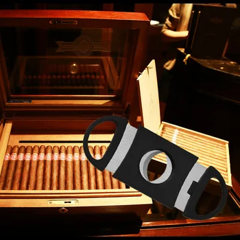 Prenosné Cigaru Fréza Nehrdzavejúcej Ocele Kovové Klasické Nožnice s Plastovými Držadlami Cigariet Fréza Fajčenie Nástroj Príslušenstvo
