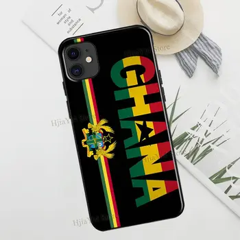 Ghana Vlajka TPU puzdro Pre iPhone 12 13 Pro Max mini X XR XS Max 6 7 8 Plus SE 2020 11 Pro Max Kryt Obrázok 2