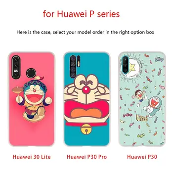 Mäkké Silikónové Puzdro Gambar Doraemon Hd Pre Huawei P50 P30 P40 P20 Pro Lite E P Samrt Z 2019 2020 Senior