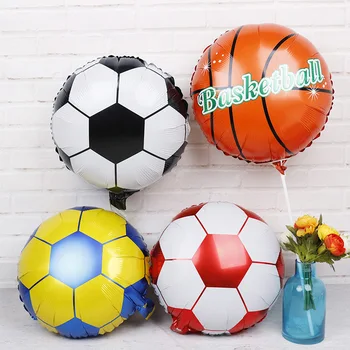 10pcs futbal Futbal Balóny Set pre Chlapcov Deti Narodeninová Párty, Baby Sprcha Domov Bar Party Dekorácie Dodávky Obrázok 2