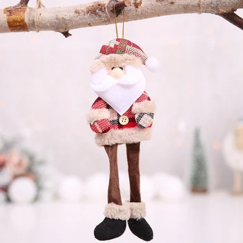 Snehuliak Santa Claus Elk Bábika Vianočný Stromček Prívesok Vianočné Dekorácie Pre Domov 2021 Vianočné Ozdoby Natal Firmware Nový Rok Obrázok 2