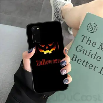 Cartoon Halloween Tekvica Bling Roztomilý Telefón puzdro Pre Samsung Galaxy S6 7 8 9 10 20 21 30 S6 7 Okraji Plus S9 Elite Plus UITRA Kryt