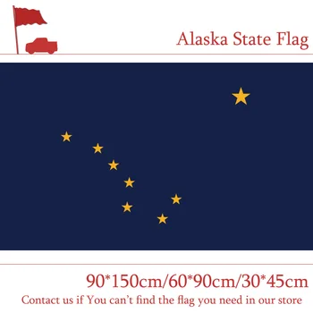 Alaska Štátnej Vlajky 90*150 cm/60*90 cm/30*45 cm Amerike Pre Celebratio Dekorácie
