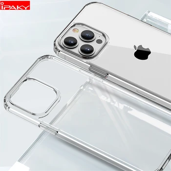 IPAKY pre iPhone 13 Prípade 13 Pro Mini Prípade, HD Crystal Clear Tenké Shockproof Transparentné puzdro pre iPhone 13 Pro Max Prípade Obrázok 2
