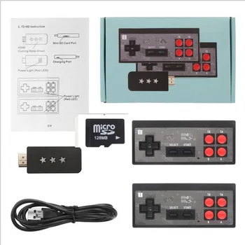 Y2 USB Bezdrôtový Ručný TV, Video, Konzoly Stavať V 621 Hry pre NES Retro Denda Konzoly Prenosné Retro Hry Stick Obrázok 2