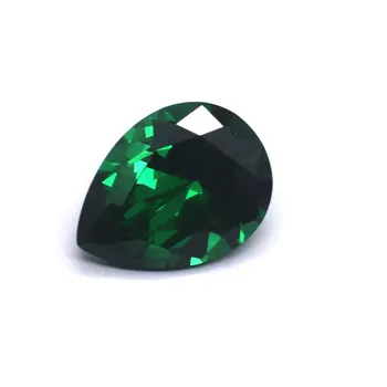 Brazília Emerald Korund Zelená Gem AAA 6-8 MM Kameň Jewelri Svadobné Darčeky pre Hostí, Šperky, Takže Náhrdelník Diy Voľné Drahokam Obrázok 2