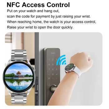 2022 Nové technológie NFC Smart Hodinky Ženy Šport GPS Sledovanie Hodinky Mužov Bluetooth Hovor Srdcovej frekvencie Vlastné Dial EKG smart hodinky Pre Android IOS
