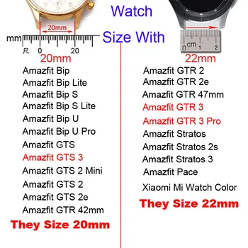 Náramok Pre Xiao Huami Amazfit GTS 2 Mini 2e His U Pro S Lite GTR 3 Pro 47mm 42mm Stratos 2s Hodinky Remienok