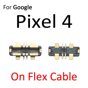 Inline FPC Batéria Konektor Kontakt Držiak Pre Google Pixel 3 XL 4 4a 5 Na Doske Logiky Flex Kábel