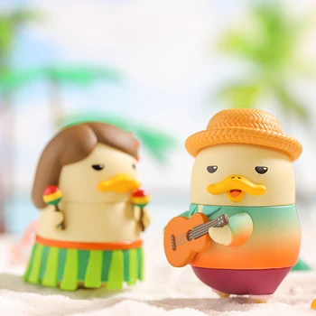 UŽÍVATEĽ-X POP MART Duckoo tropical island Série Slepé Okno Zberateľskú Činnosť Kawaii anime hračka údaje Darček k Narodeninám Súhvezdí Obrázok 2
