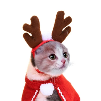 Vianočné Pet Plášť Golier Psy, Mačky Vianočné Dressup Oblečenie pre psy s Santa Claus Vzor Pet Oblečenie Príslušenstvo Nový Rok 2022