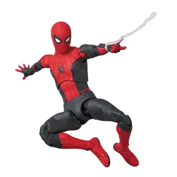 15 cm Marvel Avengers Akcie Obrázok Spiderman Ďaleko Od Domova Mafex 113 Spider Man Komické Ver Kĺby Pohyblivé Model Hračky pre Deti Obrázok 2