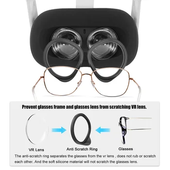 VR Rám Ochranné puzdro Objektívu Krúžkov Pre Oculus Quest 1/2 4 mm 5 mm 7 mm Originálny Dizajn Anti-scratch