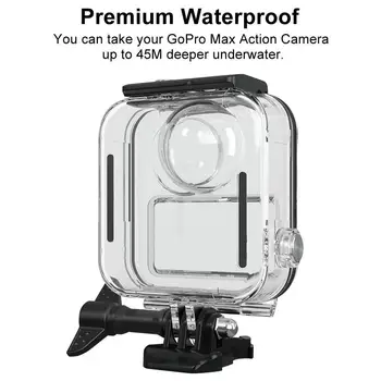Nepremokavé Ochranných Pre Max 360 Potápanie Pod Vodou Ponoriť Kryt Pre Go Pro Max Kamery Príslušenstvo X7r3 Obrázok 2