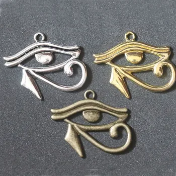 Egyptský Egypt Kríž Zlým Okom Charms Prívesky pre Šperky, Takže Náhrdelníky Náušnice, Náramok Keychain DIY Vintage Accesorios 12pc Obrázok 2