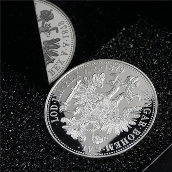 Jozef I Rakúsko-Maďarsko Zberateľskú Strieborné Pozlátené Suvenír Mince Double Hlavy Orla Vzor Kópiu Pamätné Mince Obrázok 2
