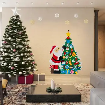2021 urob si sám Cítil, Vianočný Stromček, Snehuliak Kalendár Nástenné Závesné Ozdoby Nový Rok Deti Hračky, Vianočné Party Dekorácie