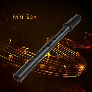 Mini Pocket Bb Saxofón Alto Náustok ABS Sax Prenosné Málo Saxofón s Trstina prepravný Vak Woodwind Hudobné Nástroje Obrázok 2
