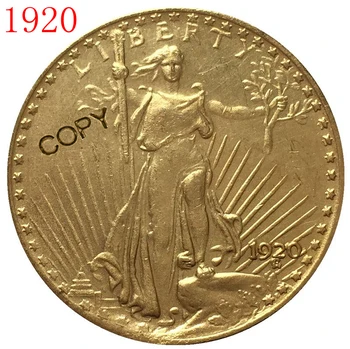 USA v roku 1920, $20 St. Gaudens Mince Kópia