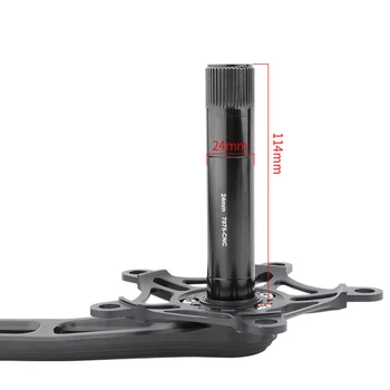 BMX kľukou ultra-light stredová kuky pre brompton bicykli cestný bicykel BCD130 Duté kľukou GXP 170 mm