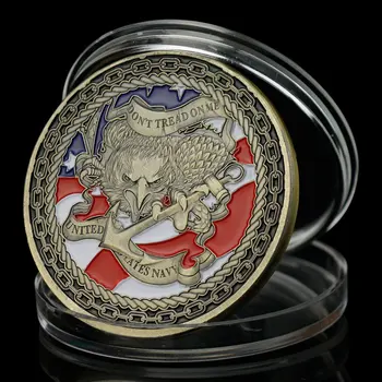 Spojené Štáty americké Námorníctvo Náčelníkov obchod so Dont Behúňa na Mňa Zberateľskú Darček Výzvou Mince Zber Medi Á Pamätné Mince