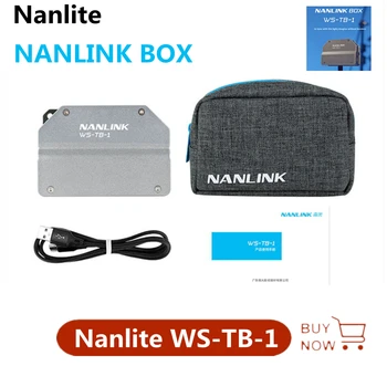 Nanlite Nanguang WS-TB-1 Ovládací Box 2400mAh NANLINK POLÍČKA Vyplniť Svetla Stmievanie Príslušenstvo App Control pre Led Svetlo Obrázok 2