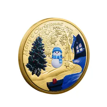 Santa Claus, Ktorí Chcú Mince Zberateľské Zlaté Á Suvenír Mince Severný Pól Kolekcie Darček Veselé Vianoce Pamätné Mince Obrázok 2