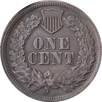 1861 Indian head centov mince kópia