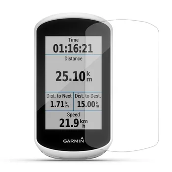 3pc PET Clear Screen Protector Kryt Ochranný Film Stráže Pre Garmin Edge Preskúmať Cyklistický GPS Počítač Ručné Tracker Navigator