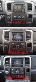 128G autoradio s GPS navigácie 2013-2018 vozidlo Dodge RAM car audio stereo s dotykový displej Multimediálneho Prehrávača