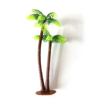 Plastové Kokosové Palmy, Miniatúrne Kvetináčov Bonsai Plavidlá Micro Krajiny DIY Strany Decoratuin