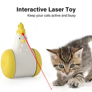 Automatické Mačky, Hračky Zvuk Tumbler Emitting Laser Infračervené Hračka pre Mačky Smart Hračiek pre Mačky USB Nabíjateľné Mačka Produkty Dropshipping