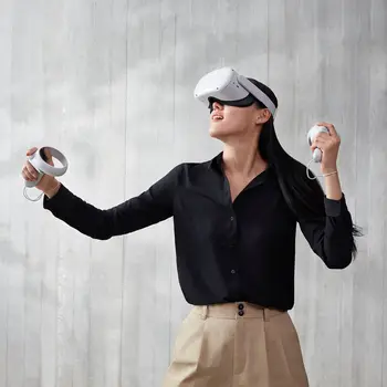 Oculus Quest 2 VR Okuliare Rozšírené All-In-One Virtuálnej Reality VR Headset Hra Consol-128GB / 256 GB Lode von do 24 hodín Obrázok 2