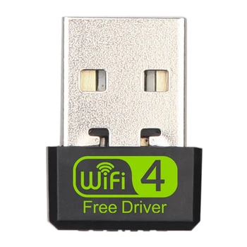 USB WiFi Adaptér, 150Mbps Jedno Pásmo 2.4 G Bezdrôtový Adaptér, Mini Bezdrôtová Sieťová Karta WiFi Dongle pre Notebook/Desktop/PC, Suppo
