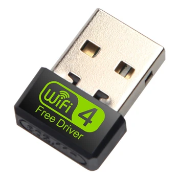 USB WiFi Adaptér, 150Mbps Jedno Pásmo 2.4 G Bezdrôtový Adaptér, Mini Bezdrôtová Sieťová Karta WiFi Dongle pre Notebook/Desktop/PC, Suppo Obrázok 2