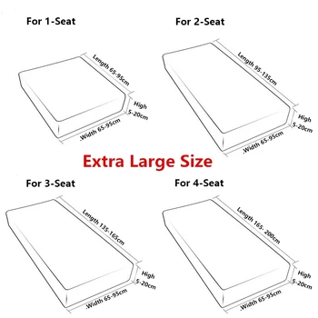 Pet gauč kryt sedadla, žakárové hrubé, hladké, mäkké a pružné nábytok ochranný kryt, sklápateľné a umývateľný 1/2/3/4 sedadla Obrázok 2