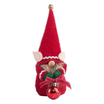 Vianočné Trpaslíci Plyšové - Gnome Vianočné Ozdoby - Vianočné Elf Ozdoby - Handmade Škandinávskych Tomte Plyšové Pre Vnútorné Ou