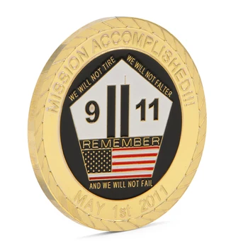 Boh Vám Žehnaj Spojené Štáty 911 Útok Pamätné Mince Zberateľské Výzvu