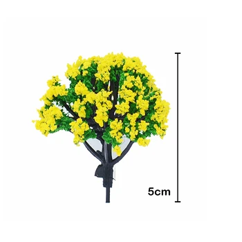 Umelý Strom, Ker Plastové Miniatúrne Krajiny Rastlín pre Vnútorné Dekoračné Dom Kvet Usporiadanie Záhradné Dekorácie Obrázok 2