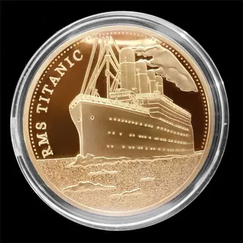 1Pcs Lode Titanic Pamätné Mince Titanic Incident Zbierať BTC Bitcoin Umenie Darčeky Domáce Dekorácie 9Styles