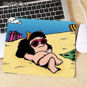 Osobné Cool Fashion Rusko Cartoon Mafalda Herný Počítač Mousemats Hladké Písanie Počítače Mate gaming mouse pad Obrázok 2