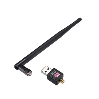 Creacube 2.4 G USB Adaptéra Wifi 150Mbps Wi-fi Prijímač, Modul Bezdrôtovej Sieťovej Karty 802.11 b/n/g Wifi, Ethernet MT 7601 Pre PC Obrázok 2