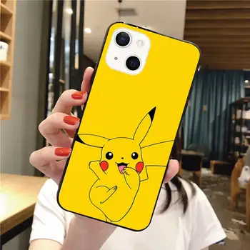 Pokémon Pikachu Telefón puzdro Pre iPhone 11 12 Mini 13 Pro XS Max X 8 7 6 Plus 5 SE XR Shell
