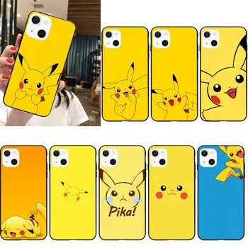 Pokémon Pikachu Telefón puzdro Pre iPhone 11 12 Mini 13 Pro XS Max X 8 7 6 Plus 5 SE XR Shell Obrázok 2