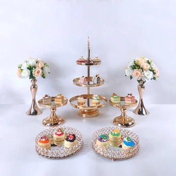Horúci koláč stojan cupcake zásobník tortu nástroje domáce dekorácie dezert tabuľka zdobenie strany dodávateľov Svadobné Displej Obrázok 2