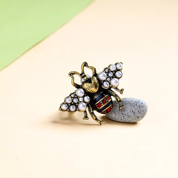 Najlepšie Nový Príchod Bohemia Mulit-farby, Živice Crystal Bee Krúžok Pre Ženy Veľkoobchod Ručné Zásnubný Dar Krúžok Príslušenstvo Šperky Obrázok 2