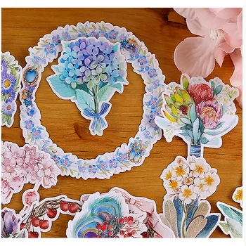 20pcs Tvorivé kawaii Self-made kvet nálepiek Krásne Nálepky /Dekoračné Nálepky /DIY Plavidlá, fotoalbumy