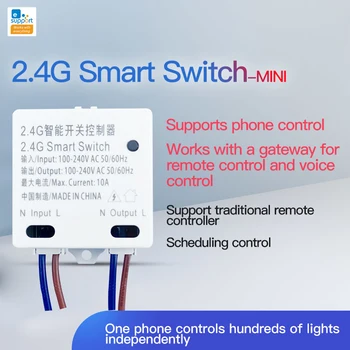 BASIC-2.4 G DIY Smart Switch, Smart Home Automation Modul Cez Ewelink APP/WeChat Applet, Diaľkové Ovládanie Práce S Alexa GoogleHome Obrázok 2
