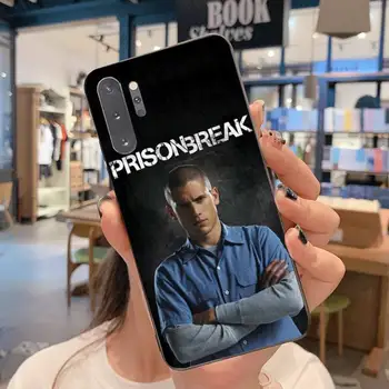 Prison Break Silikónové Čierne Telefón puzdro Pre Samsung Galaxy Note20 ultra 7 8 9 10 Plus lite J7 J8 Plus 2018 Prime Obrázok 2