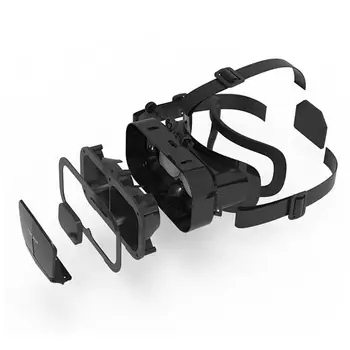 3D Virtuálnej Reality VR Okuliare Pre Telefón Mobile Smartphony 7 Palcový Headset Prilba S Radiče Hra Wirth Reálne Viar Okuliare